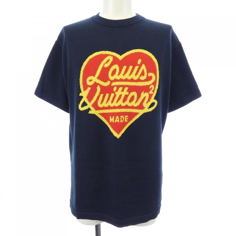 Louis Vuitton LOUIS VUITTON Áo len họa tiết jacquard hình trái tim HMN01WJN5 NIGO - Hàng hiệu Chính hãng 894136