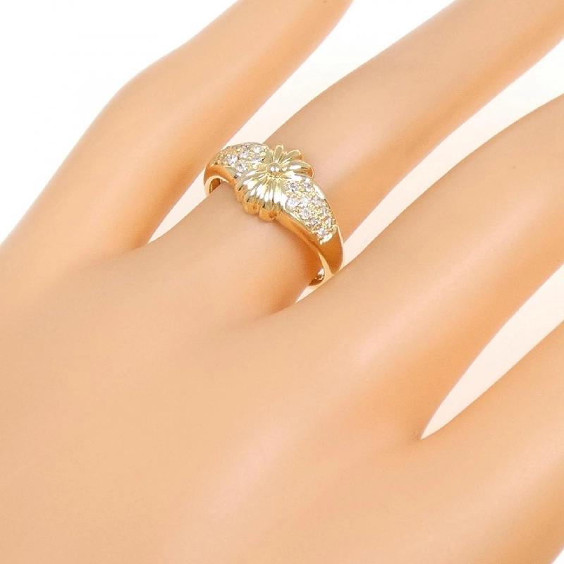 Nhẫn kim cương K18YG 0.15CT 673428