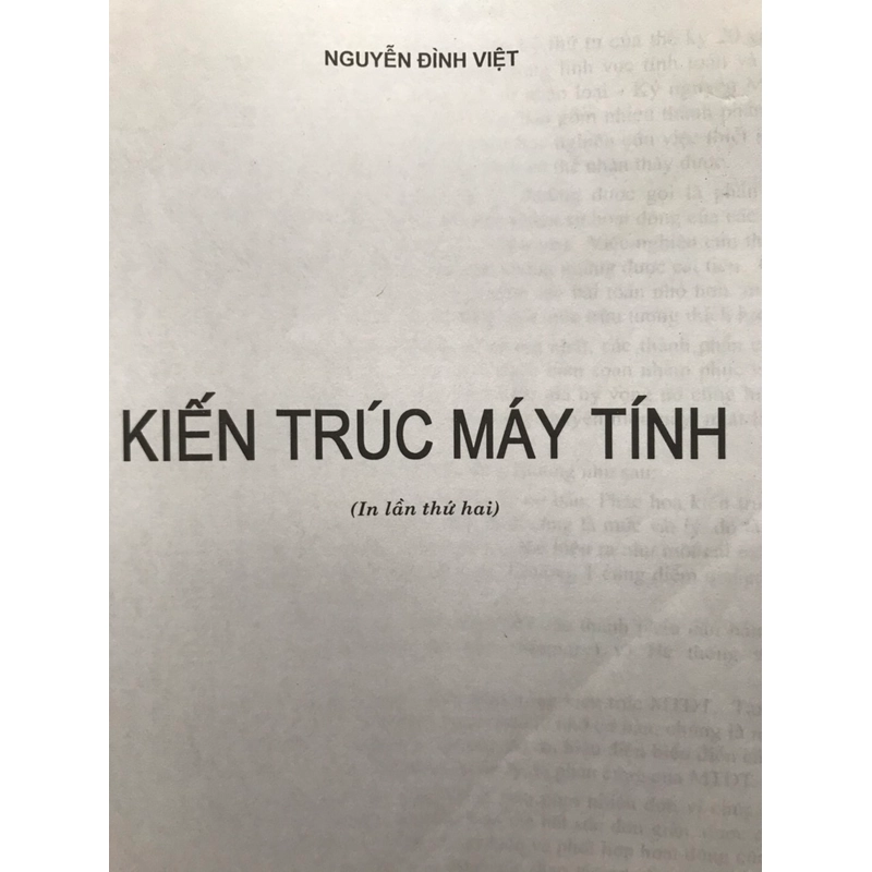 KIẾN TRÚC MÁY TÍNH 454636