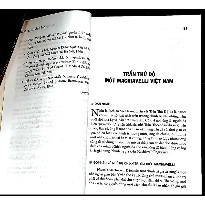 LỊCH SỬ NHÌN LẠI DƯỚI GÓC ĐỘ Y KHOA - BS BÙI MINH ĐỨC 1024220