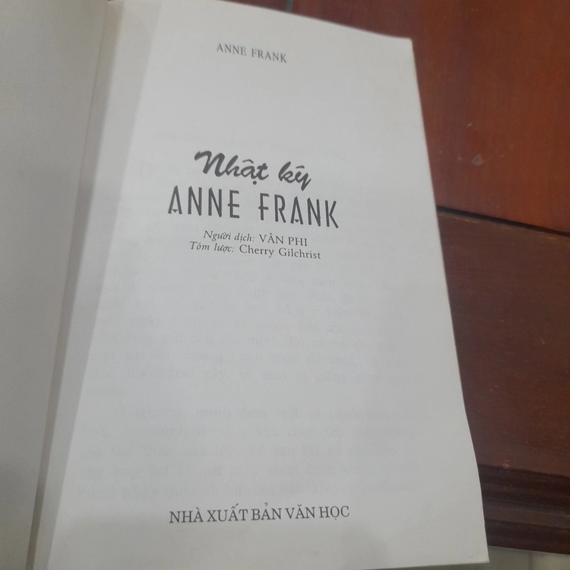 Nhật ký ANNE FRANK (tóm lược) 462869