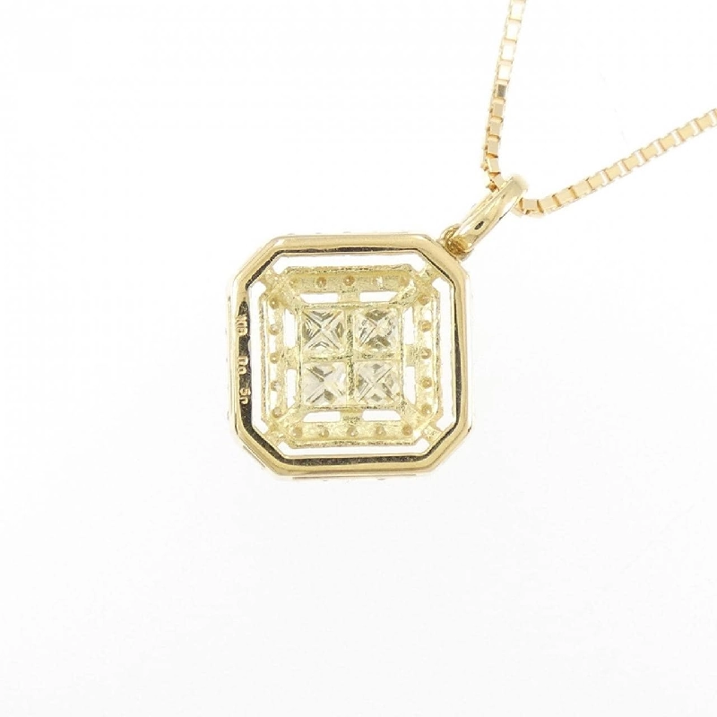 K18YG Dây chuyền kim cương 0.50CT - Hàng hiệu Chính hãng 863038