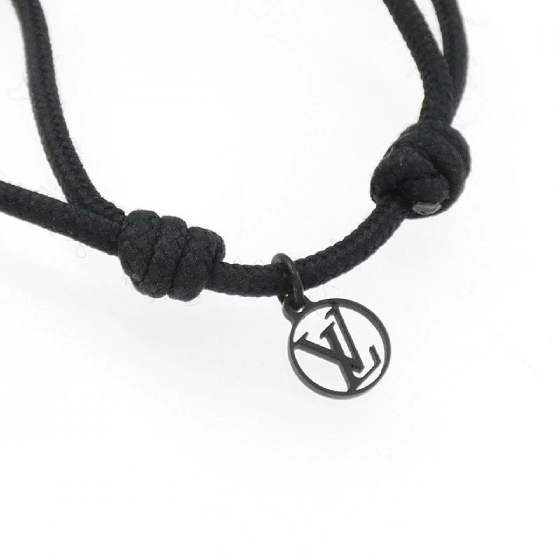 Vòng tay Louis Vuitton Lockit Virgil Abloh Đen 666242