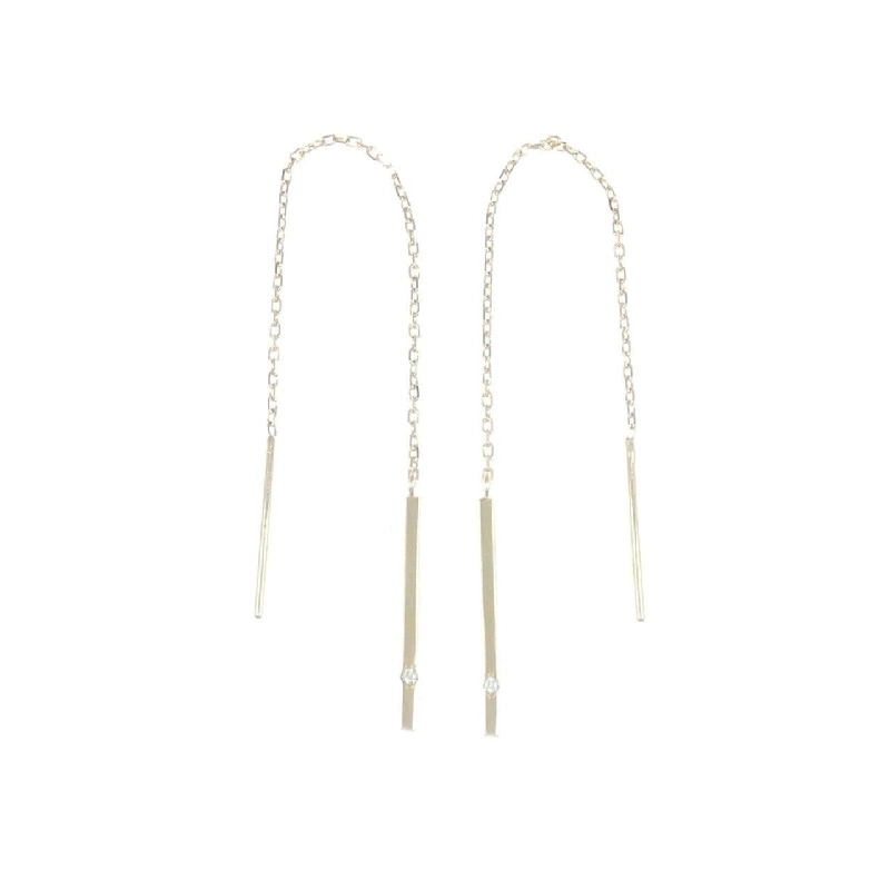 K10YG Bông tai kim cương 0.006CT - Hàng hiệu Chính hãng 865261