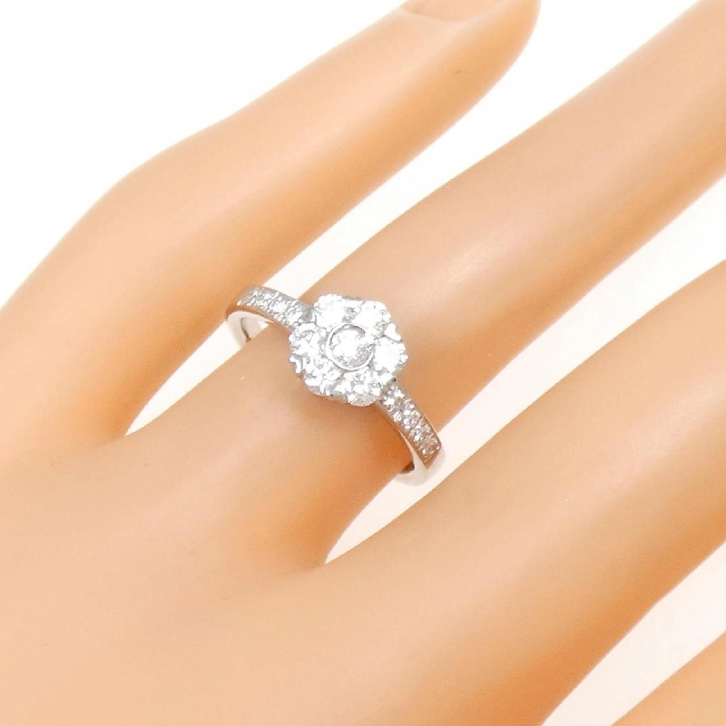 Nhẫn kim cương hoa PT900 0.60CT 672140