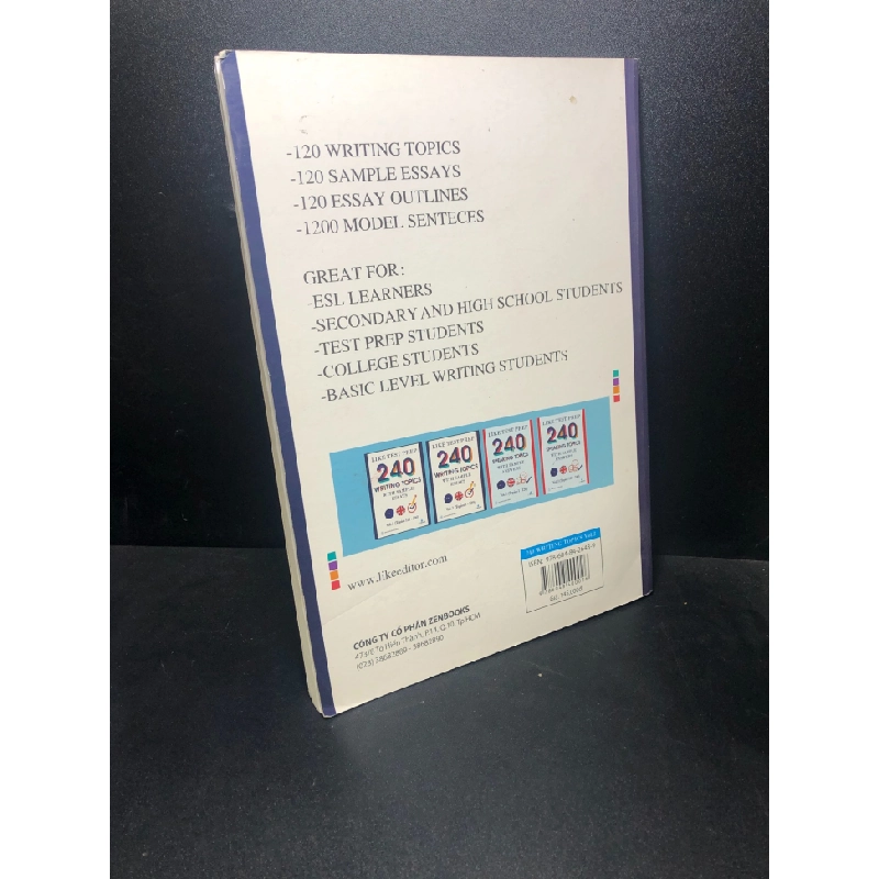 [Phiên Chợ Sách Cũ] 240 Writing topics with sample essays vol.2 năm 2017 2303 417424