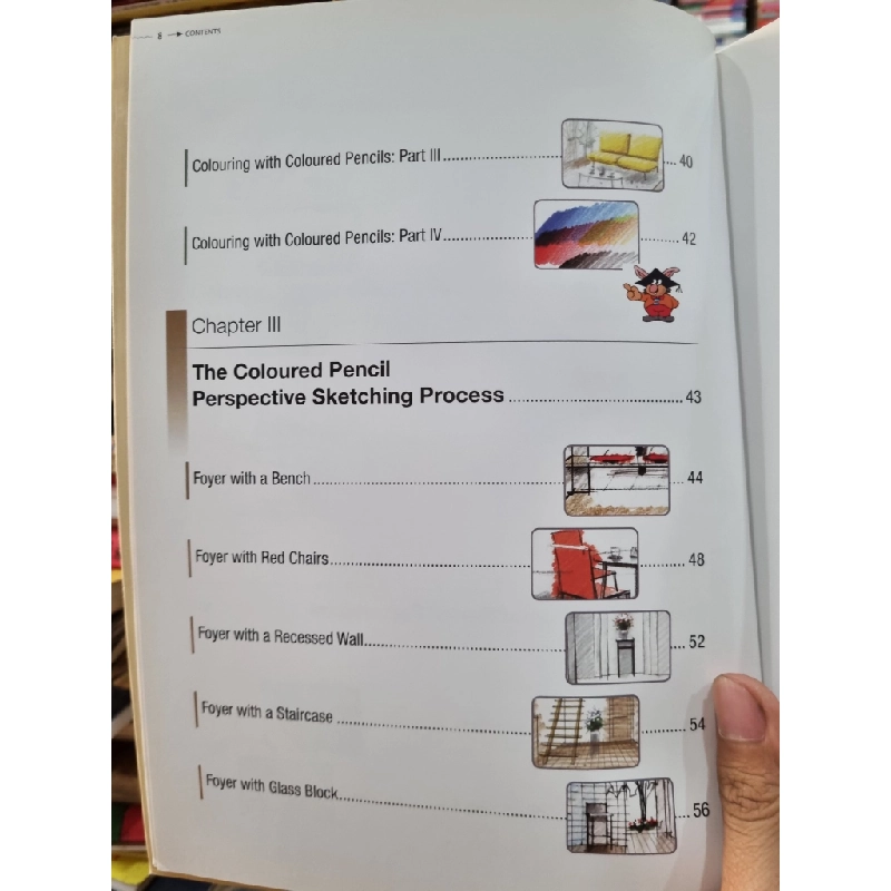 Sketching Interiors : Coloured Pencils (A Step-by-step guide) 448791
