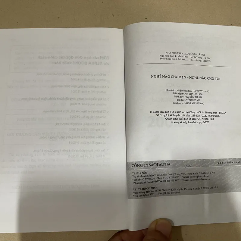Nghề nào cho bạn Nghề nào cho tôi - Shoya Zichy, Ann Bidou (c43) 592777
