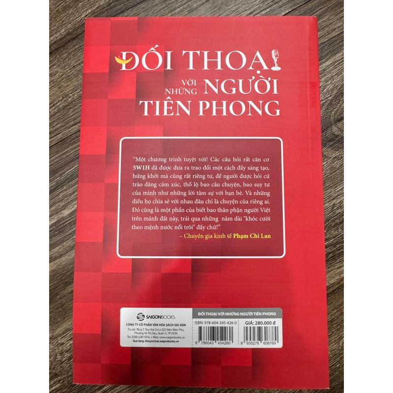 Cuốn sách “ĐỐI THOẠI VỚI NHỮNG NGƯỜI TIÊN PHONG” 452443