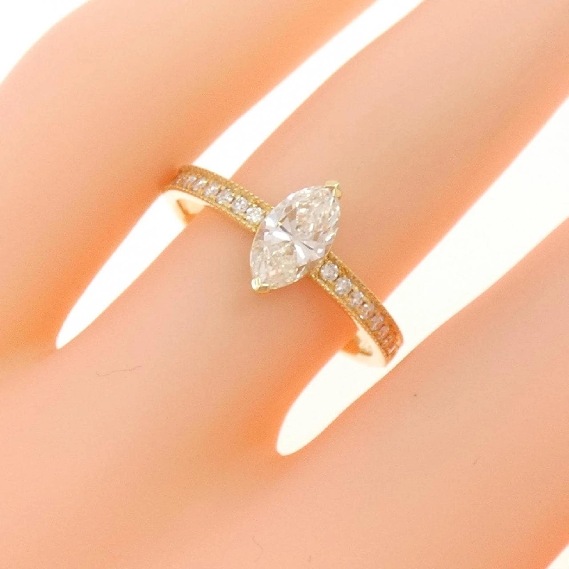 Nhẫn kim cương K18YG 0.61CT - Hàng hiệu Authentic 855515