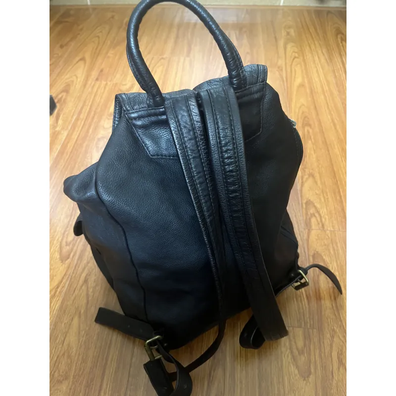 Balo nam 27x42x16 da thật 2hand 992644