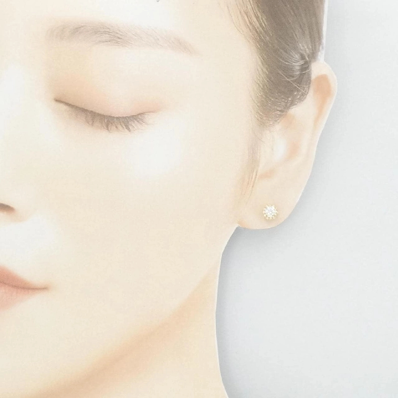 K18YG/ST Bông tai kim cương 0.247CT 0.263CT E-F SI2 3EXT-EXT - Hàng hiệu Chính hãng 875400