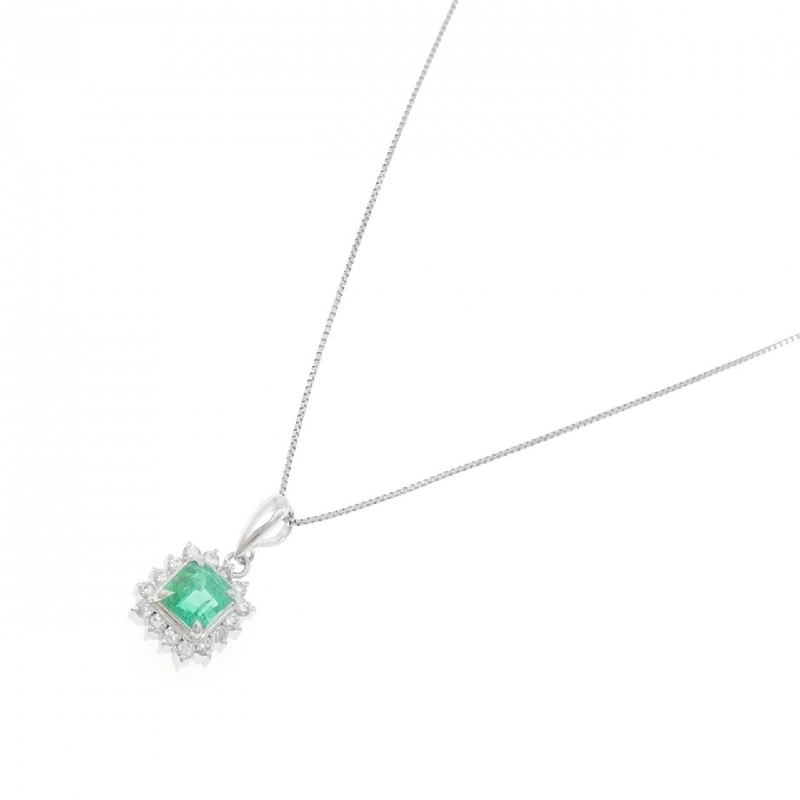Dây chuyền Emerald PT900/PT850 0.55CT - Hàng hiệu Chính hãng 861941