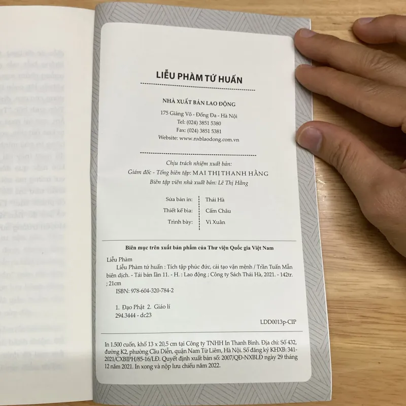 [Mới + Rẻ + Đáng đọc] LIỄU PHÀM TỨ HUẤN - Tích tập phúc đức, cải tạo vận mệnh 958496