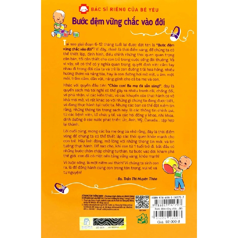 Bác Sĩ Riêng Của Bé Yêu - Bước Đệm Vững Chắc Vào Đời - BS. Trần Thị Huyên Thảo 285385