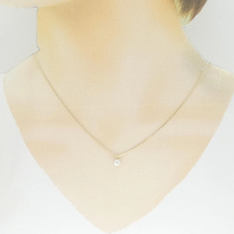 Dây chuyền kim cương K18YG 0.317CT G SI1 VG - Hàng hiệu chính hãng 875767