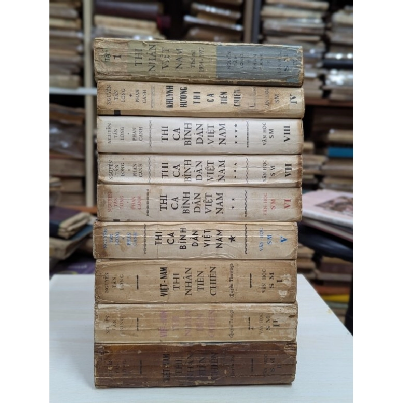 Việt nam thi nhân tiền chiến - Nguyễn Tấn Long & Phan Canh ( combo 9 quyển ) 545601