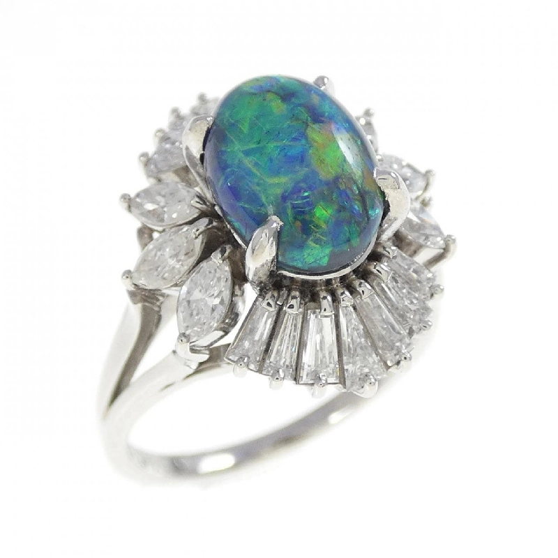 Nhẫn Opal Đen PT900 1.99CT - Hàng hiệu Chính hãng 849765