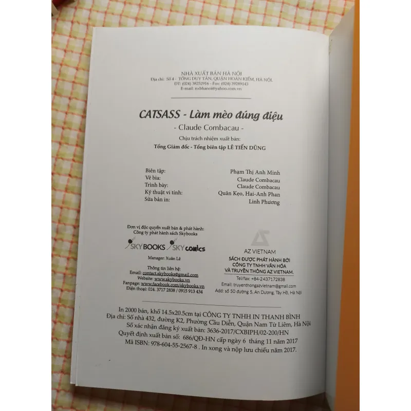 CATSASS - LÀM MÈO ĐÚNG ĐIỆU- Claude Combacau • Truyện tranh 782649