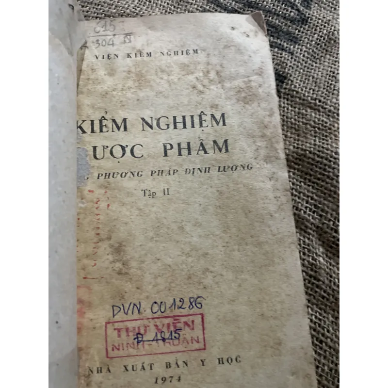 Kiểm nghiệm dược phẩm 2- 300 trang  1020224