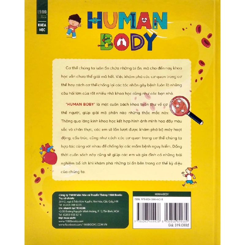 Human Body - Bách Khoa Toàn Thư Về Cơ Thể Chúng Ta (Bìa Cứng) - Wonder House 281383