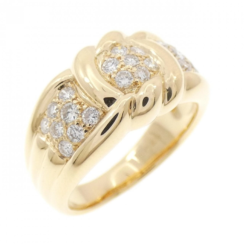 Nhẫn kim cương 750YG 0.46CT - Hàng hiệu Authentic 853934