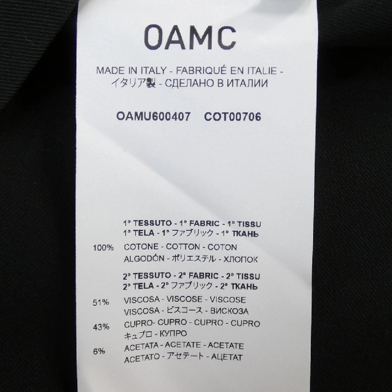 Áo OAMC - Hàng hiệu Authentic 900701