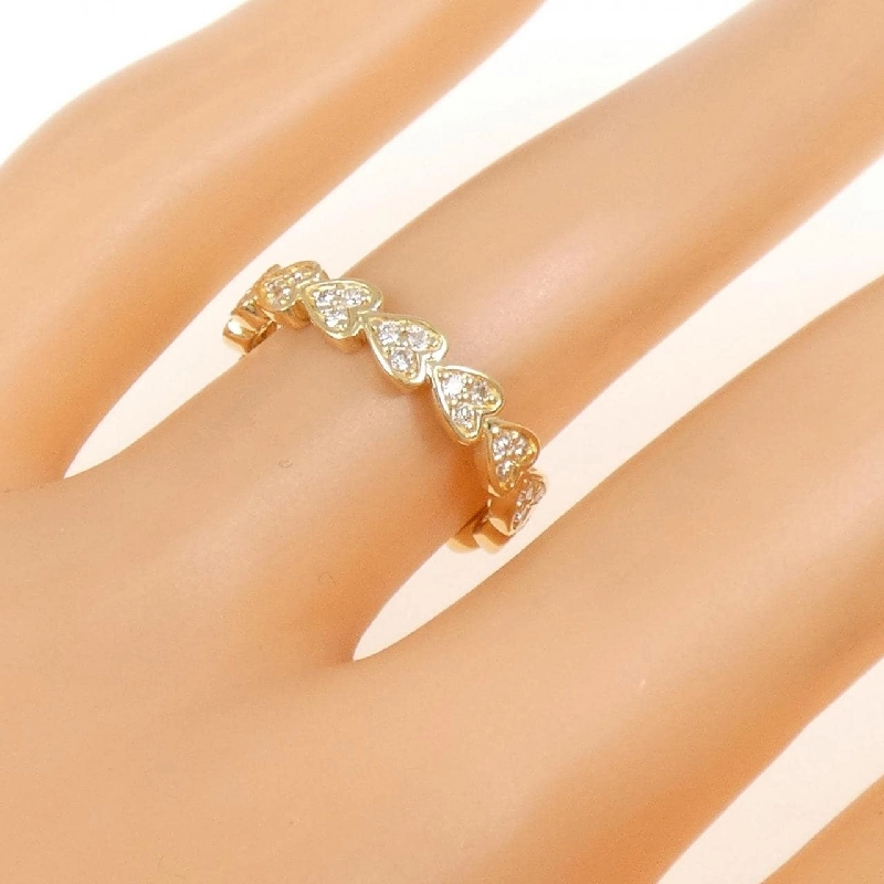 Nhẫn kim cương hình trái tim K18YG 0.23CT - Hàng hiệu Chính hãng 851376