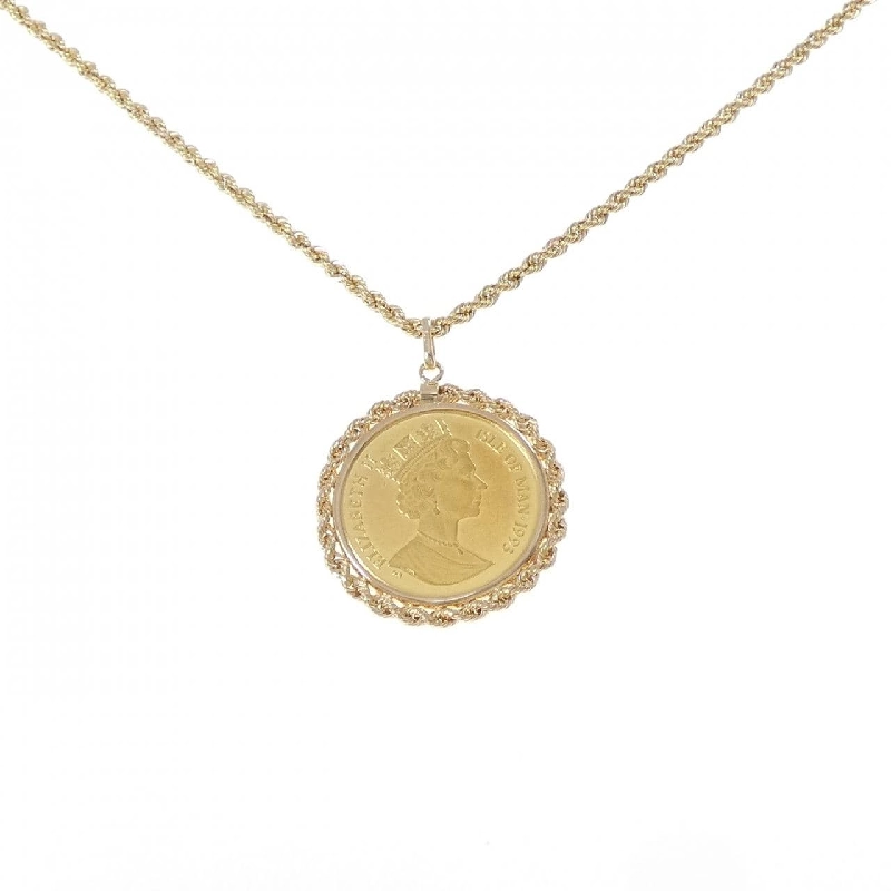 K18YG(枠)/18KTYG Dây chuyền đồng xu - Hàng hiệu Authentic 858449