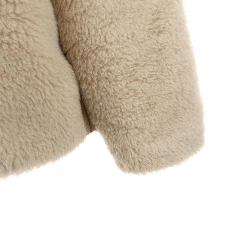 Max Mara PANNO 108102 Áo khoác không cổ Teddy Bear - Hàng hiệu Chính hãng 819336
