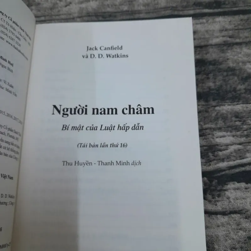 Jack Canfield- Người nam châm. Tái bản lần 16 năm 2018 758119