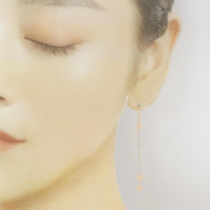 Bông tai hoa K18YG - Hàng hiệu Authentic 868816