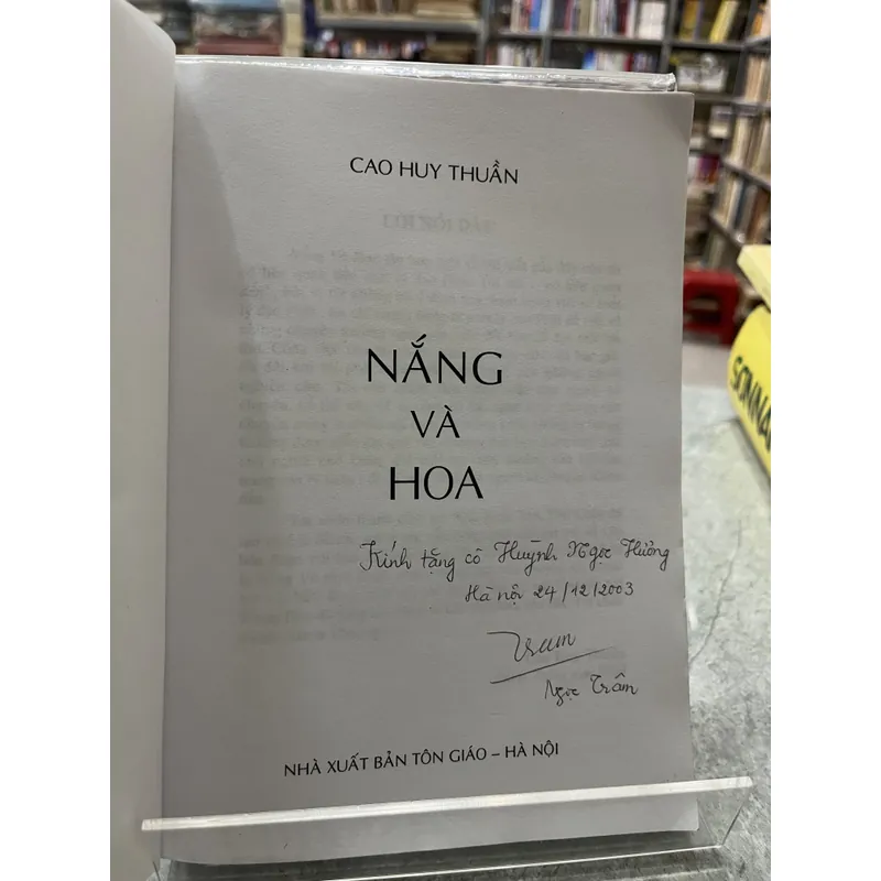 NẮNG VÀ HOA - CAO HUY THUẦN 738156