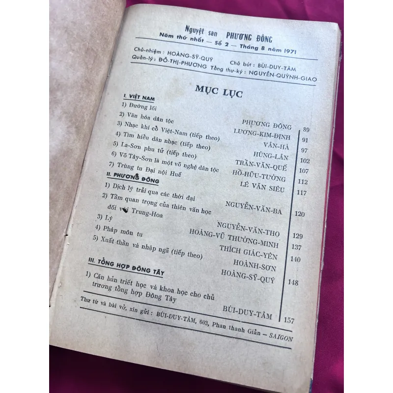 Nguyệt san Phương Đông - Hoàng Sỹ Quý 776924