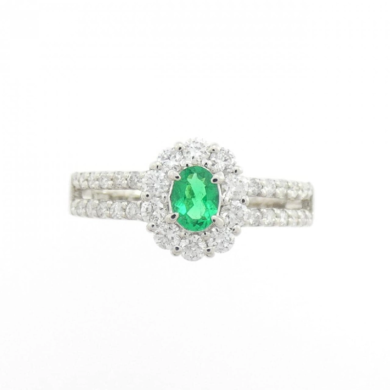 Nhẫn Emerald PT900 0.15CT 665338