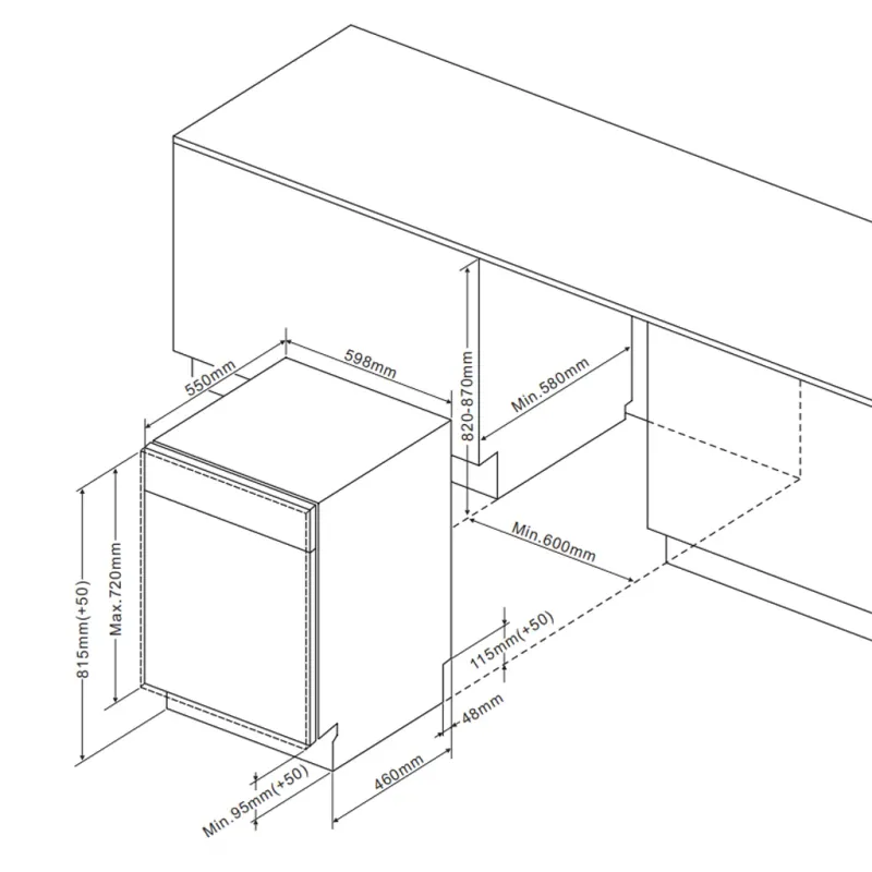 MÁY RỬA BÁT FAGOR 3LVF-62SSSI 573892