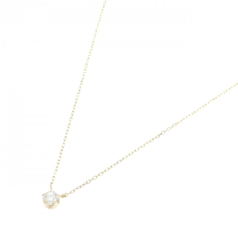 K18YG Dây chuyền kim cương 0.268CT F SI2 Tốt - Hàng hiệu Chính hãng 874811