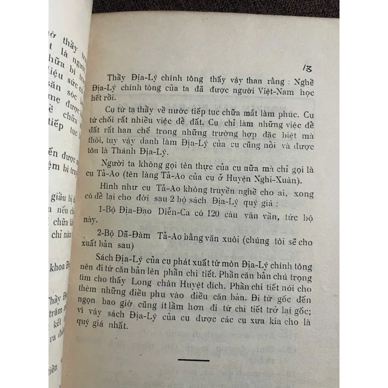 Địa Lý Tả Ao (Địa Đạo Diễn Ca) 926643