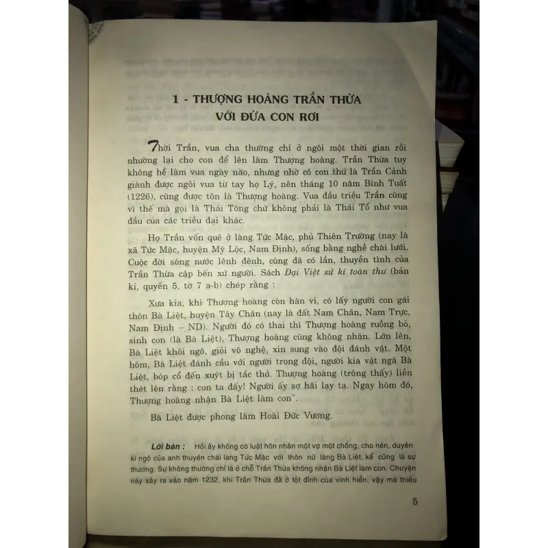 Việt sử giai thoại tập 3: 71 giai thoại thời Trần - Nguyễn Khắc Thuần 761952