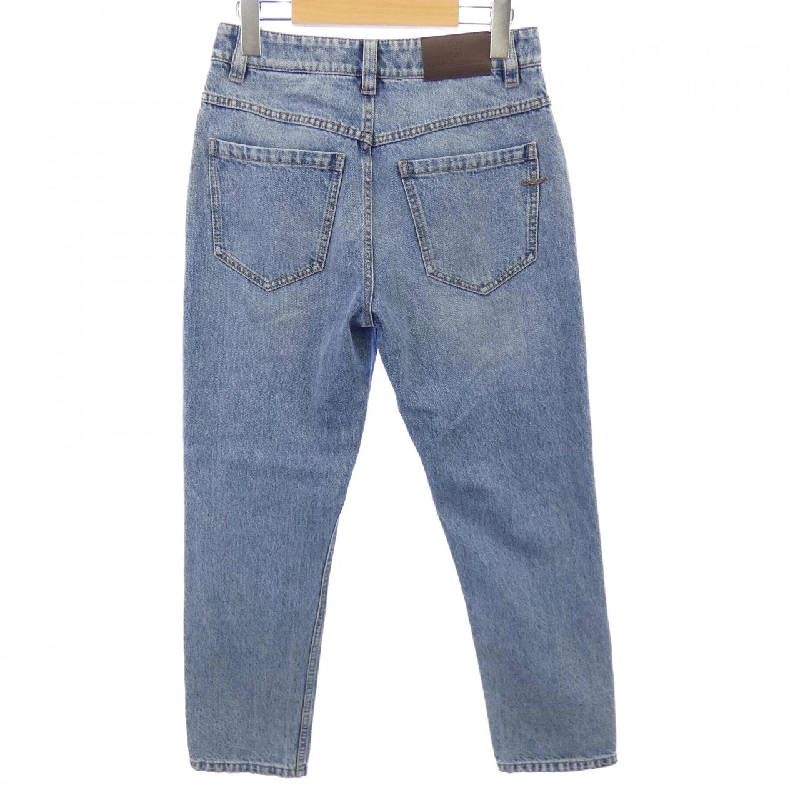 BRUNELLO CUCINELLI Quần jeans denim chính hãng có đai bóng MA095P5847 - Hàng hiệu Authentic 818400