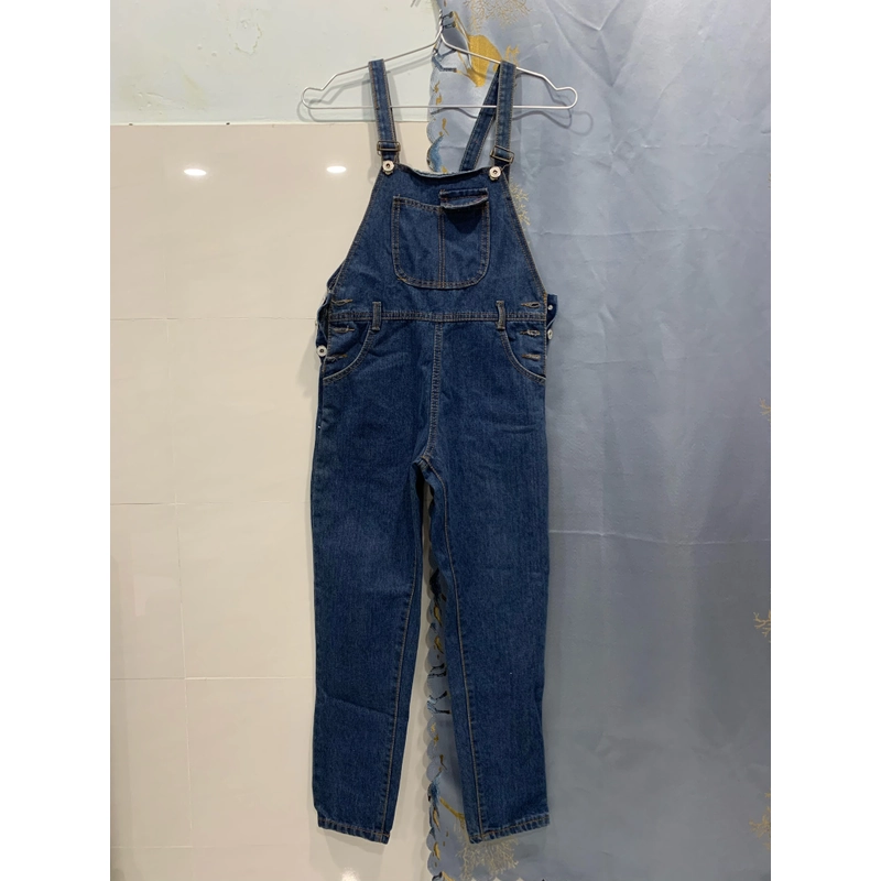 Jumpsuit jeans màu xanh (bé gái 9 - 12 tuổi)  501668