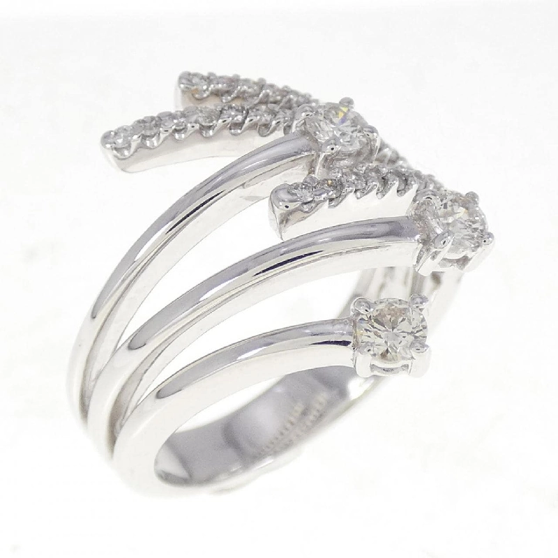 Nhẫn kim cương K18WG 0.60CT 673352