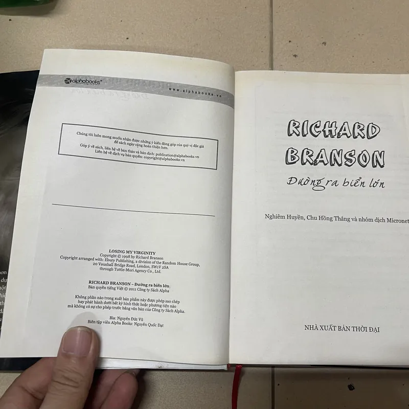 Tự truyện Richard Branson Đường ra biển lớn (c47) 728045
