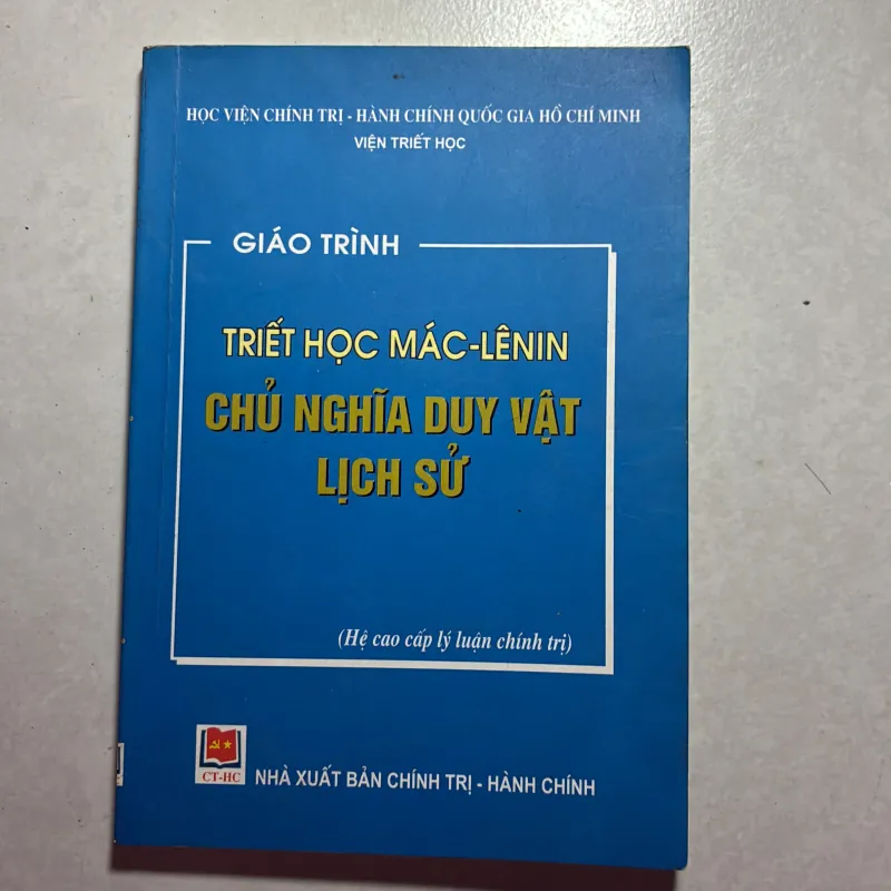Giáo trình Triết học Mác- Lênin: chủ nghĩa duy vật biện chứng/ lịch sử (2 cuốn) 756084