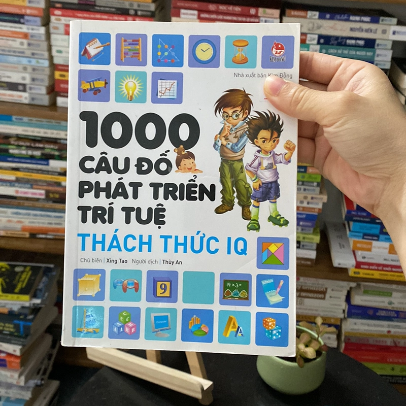 Sách 1000 Câu đố phát triển trí tuệ thách thức IQ 530034
