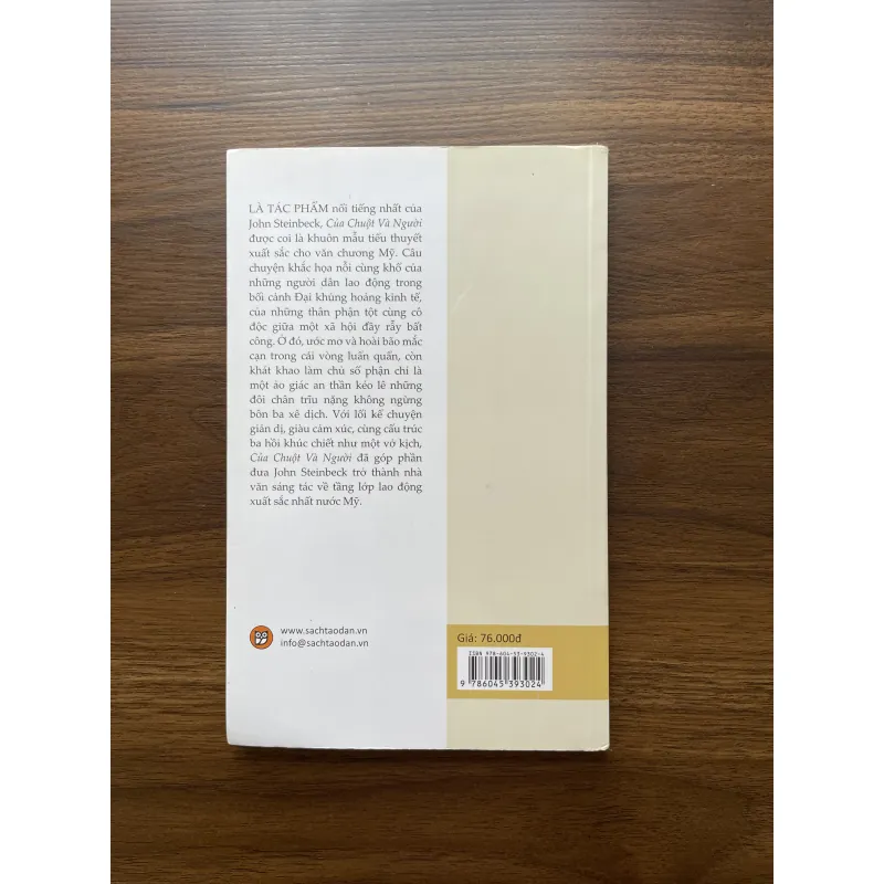 Của chuột và người - John Steinbeck 1005429