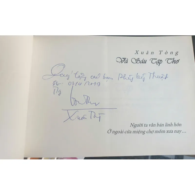 Xuân Tòng Và Sáu Tập Thơ 736339