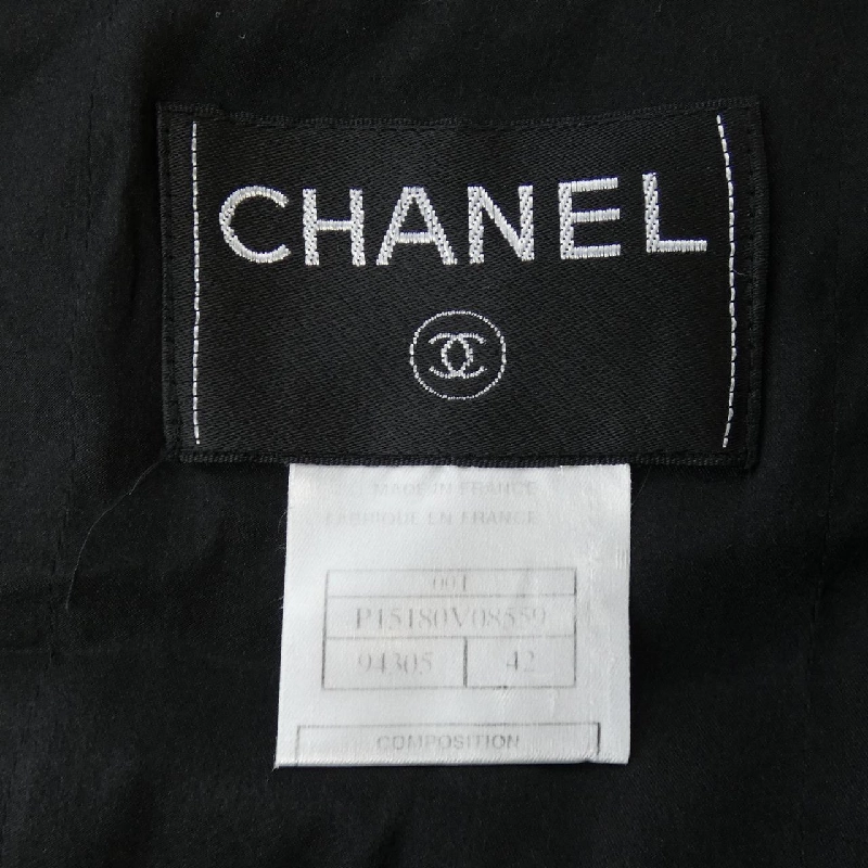 Áo khoác không cổ CHANEL - Hàng hiệu Authentic 825714