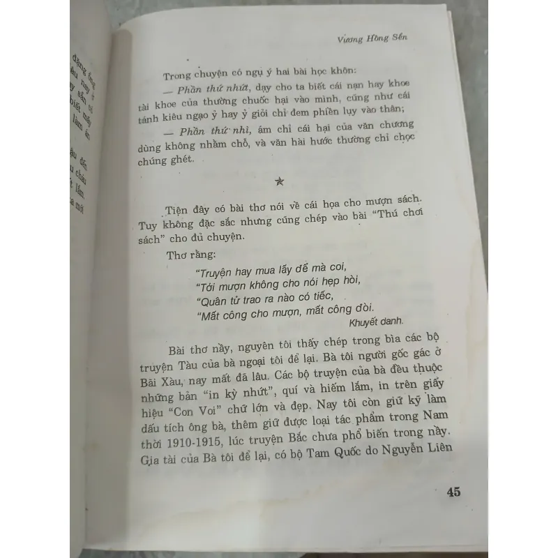 THÚ CHƠI SÁCH - VƯƠNG HỒNG SỂN 571680