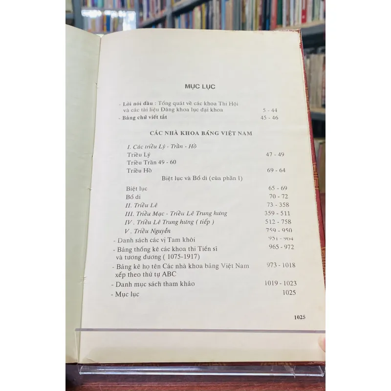 CÁC NHÀ KHOA BẢNG VIỆT NAM 1075-1919 611340